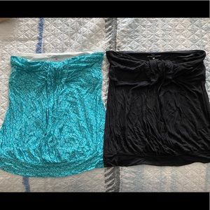 2 New York & Company Sleeveless Tube Tops small